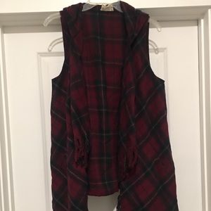 Plaid Vest